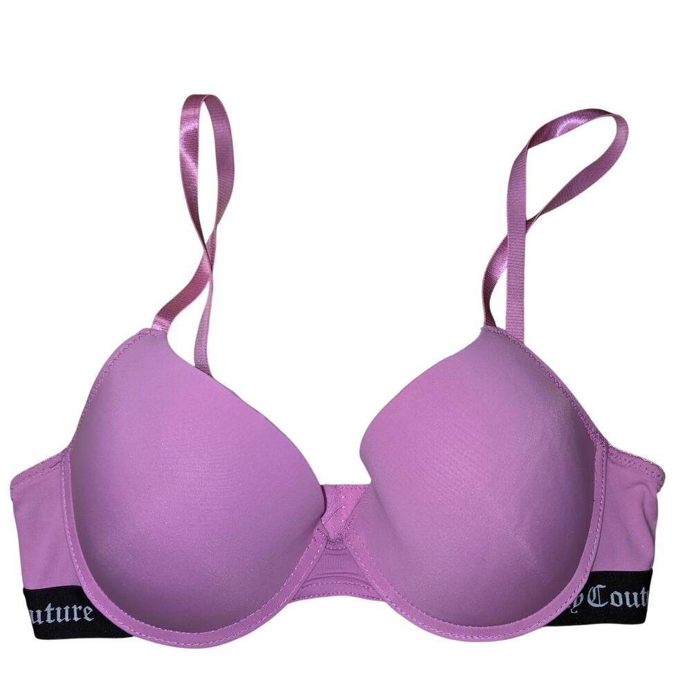 Juicy Couture Pink Coquette Y2k Style Bra Size 34C